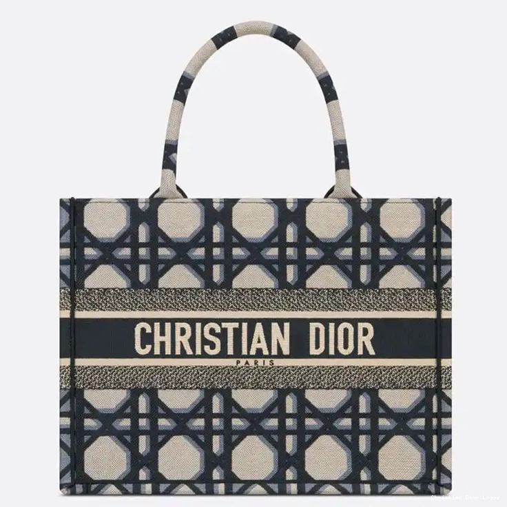 Canvas Blue Motif Tote Book Dior Macrocannage 0508 Luxury
